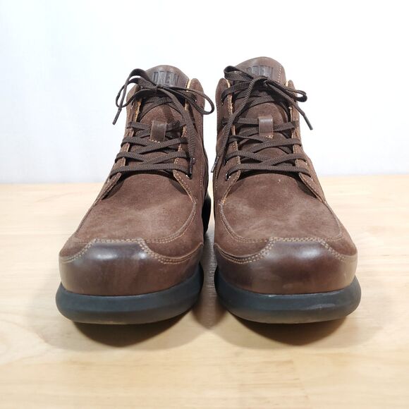 Drew Murphy Ankle Boots Men\'s Sz 13 Brown Suede Leather Casual Therapeutic Shoes main image 5